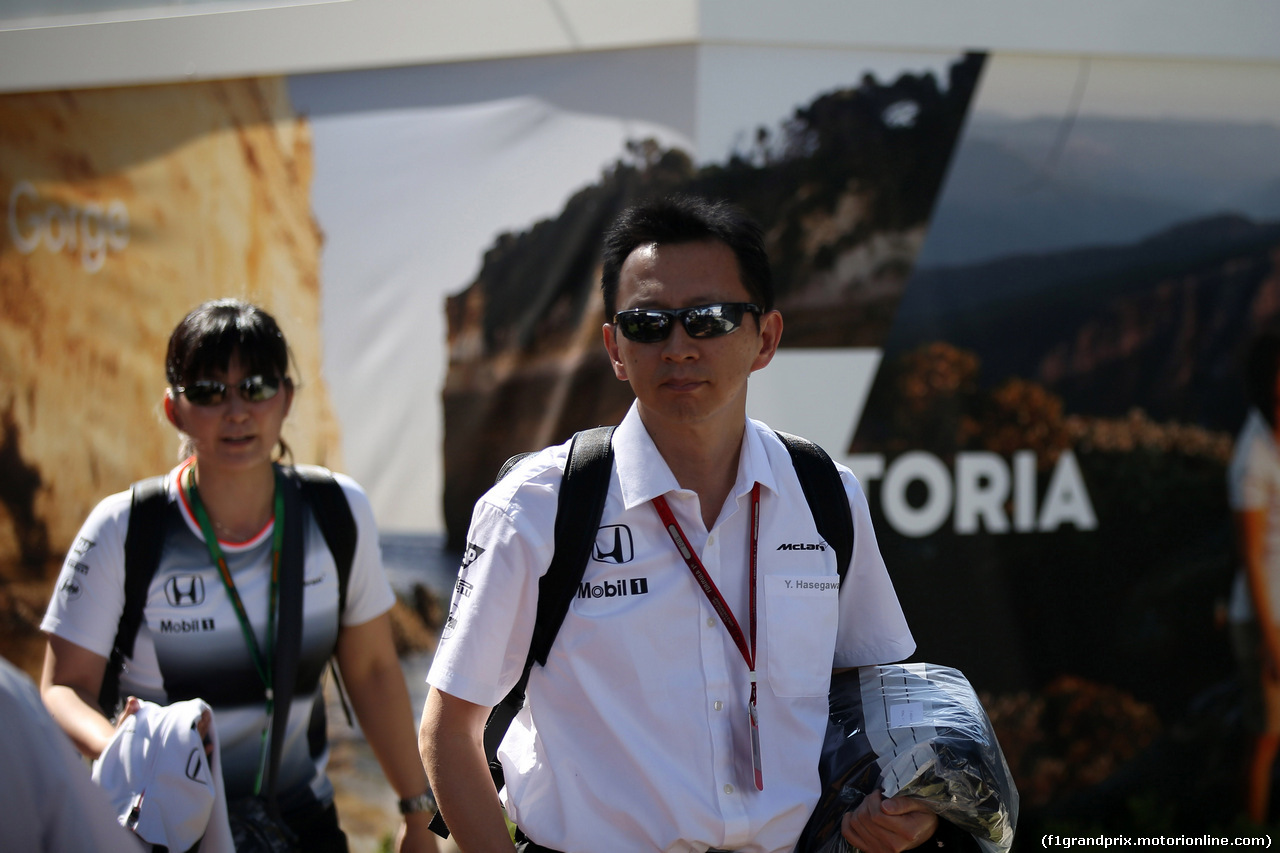 GP AUSTRALIA, 17.03.2016 - Yusuke Hasegawa (JPN) Head of Honda F1 Programme