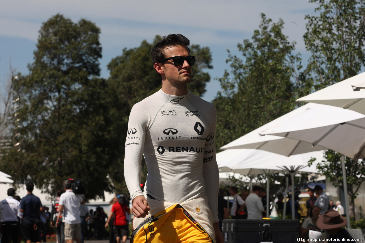 GP AUSTRALIA, 17.03.2016 - Jolyon Palmer (GBR) Renault Sport F1 Team RS16