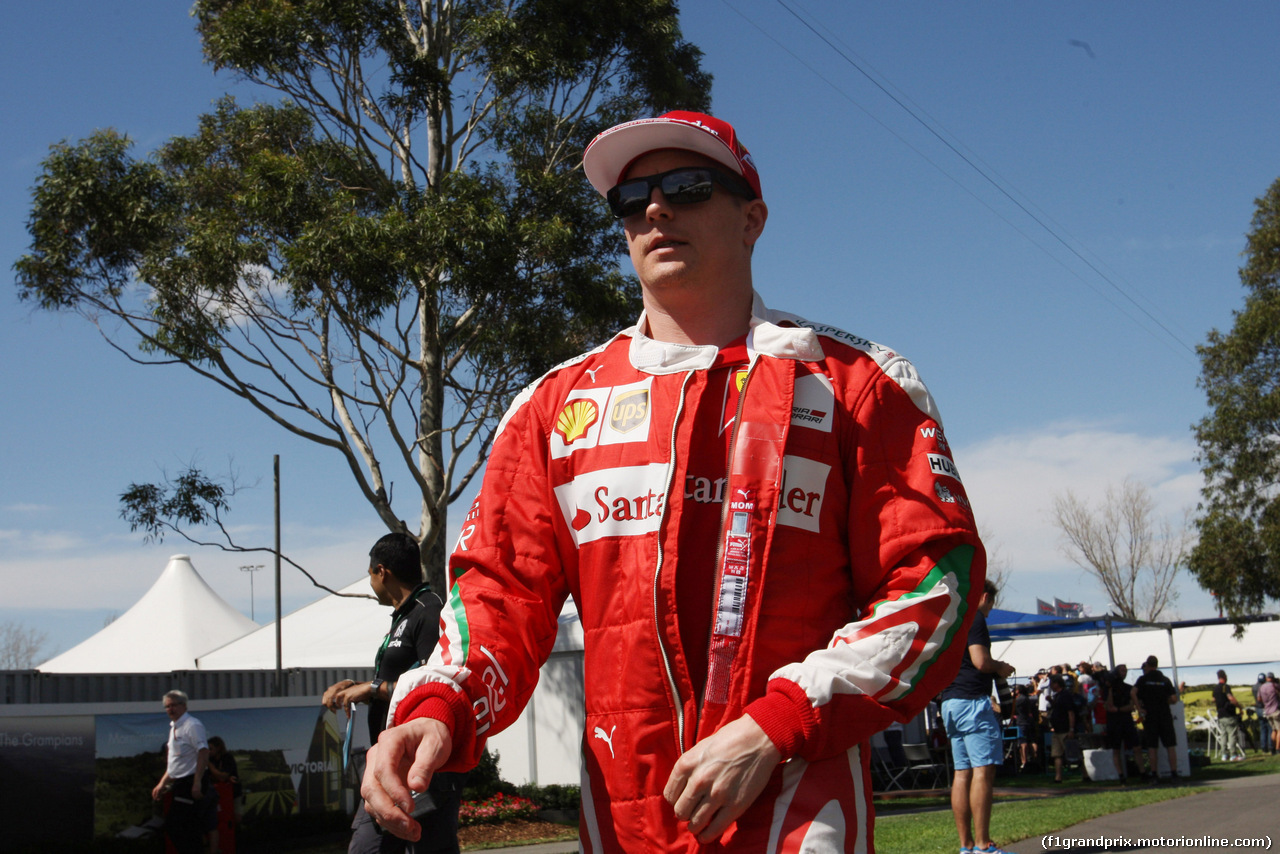 GP AUSTRALIA, 17.03.2016 - Kimi Raikkonen (FIN) Ferrari SF16-H