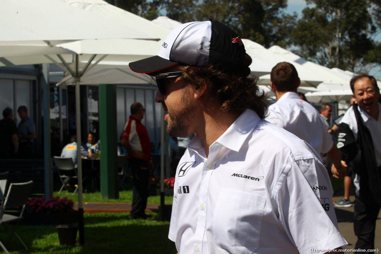 GP AUSTRALIA, 17.03.2016 - Fernando Alonso (ESP) McLaren Honda MP4-31