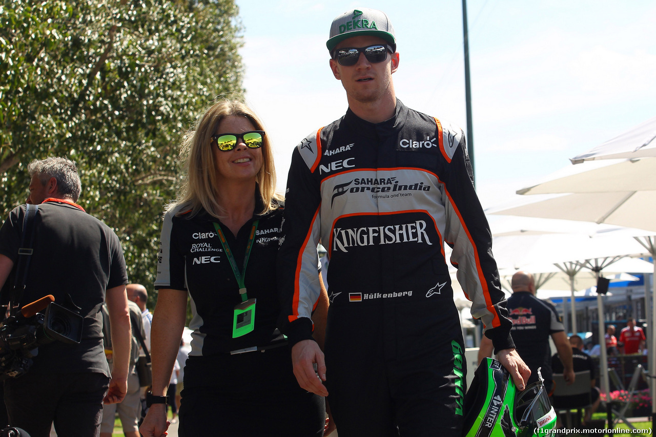 GP AUSTRALIA, 17.03.2016 - Nico Hulkenberg (GER) Sahara Force India F1 VJM09