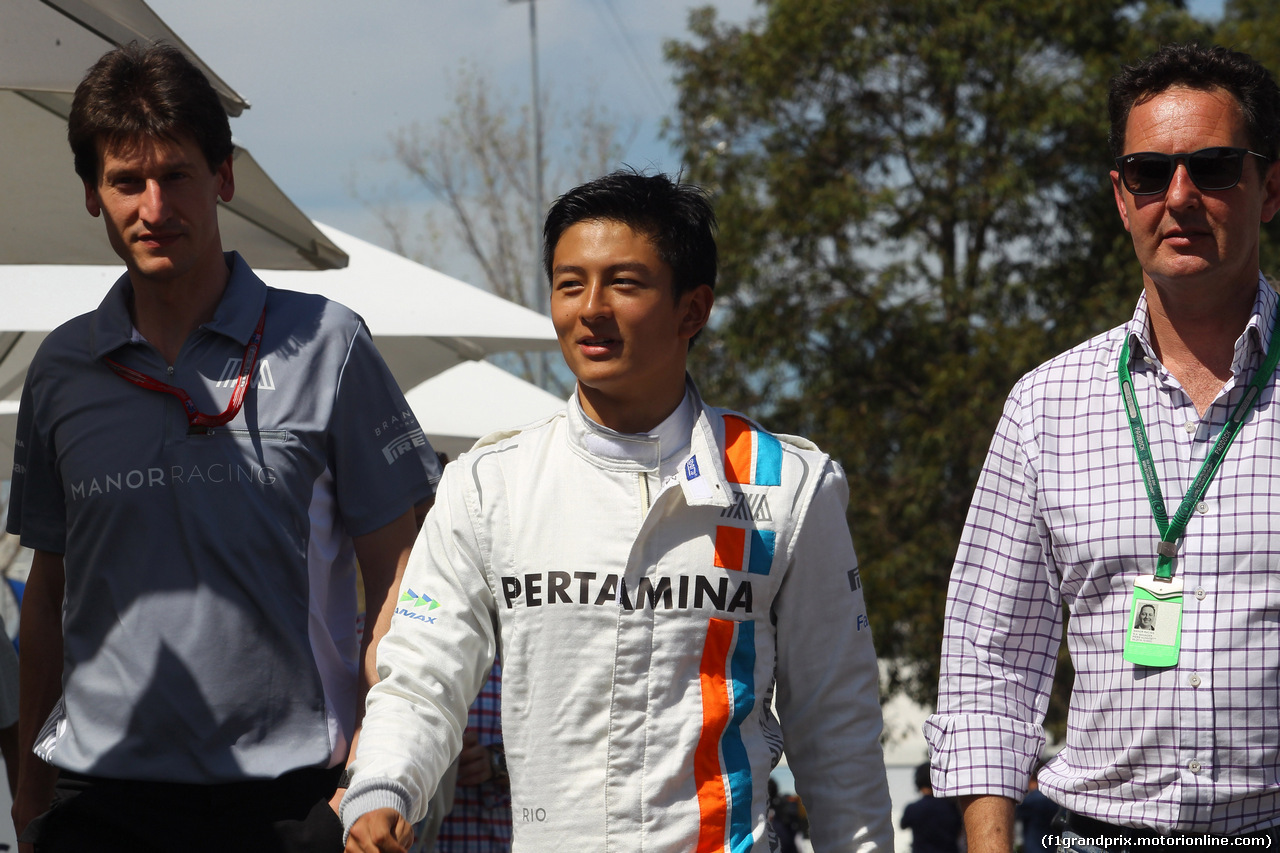 GP AUSTRALIA, 17.03.2016 - Rio Haryanto (IND) Manor Racing MRT05