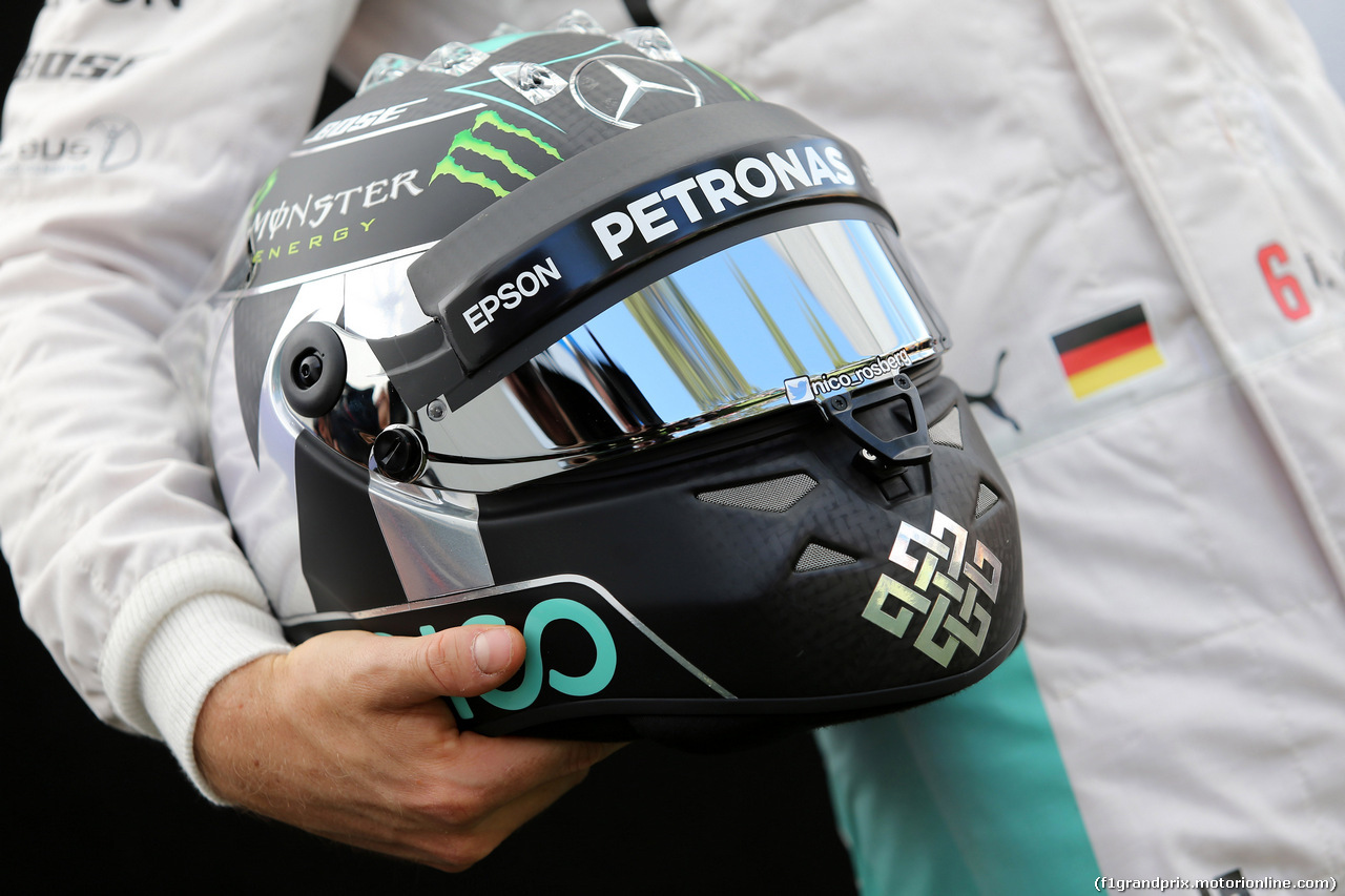 GP AUSTRALIA, 17.03.2016 - The helmet of Nico Rosberg (GER) Mercedes AMG F1 W07 Hybrid