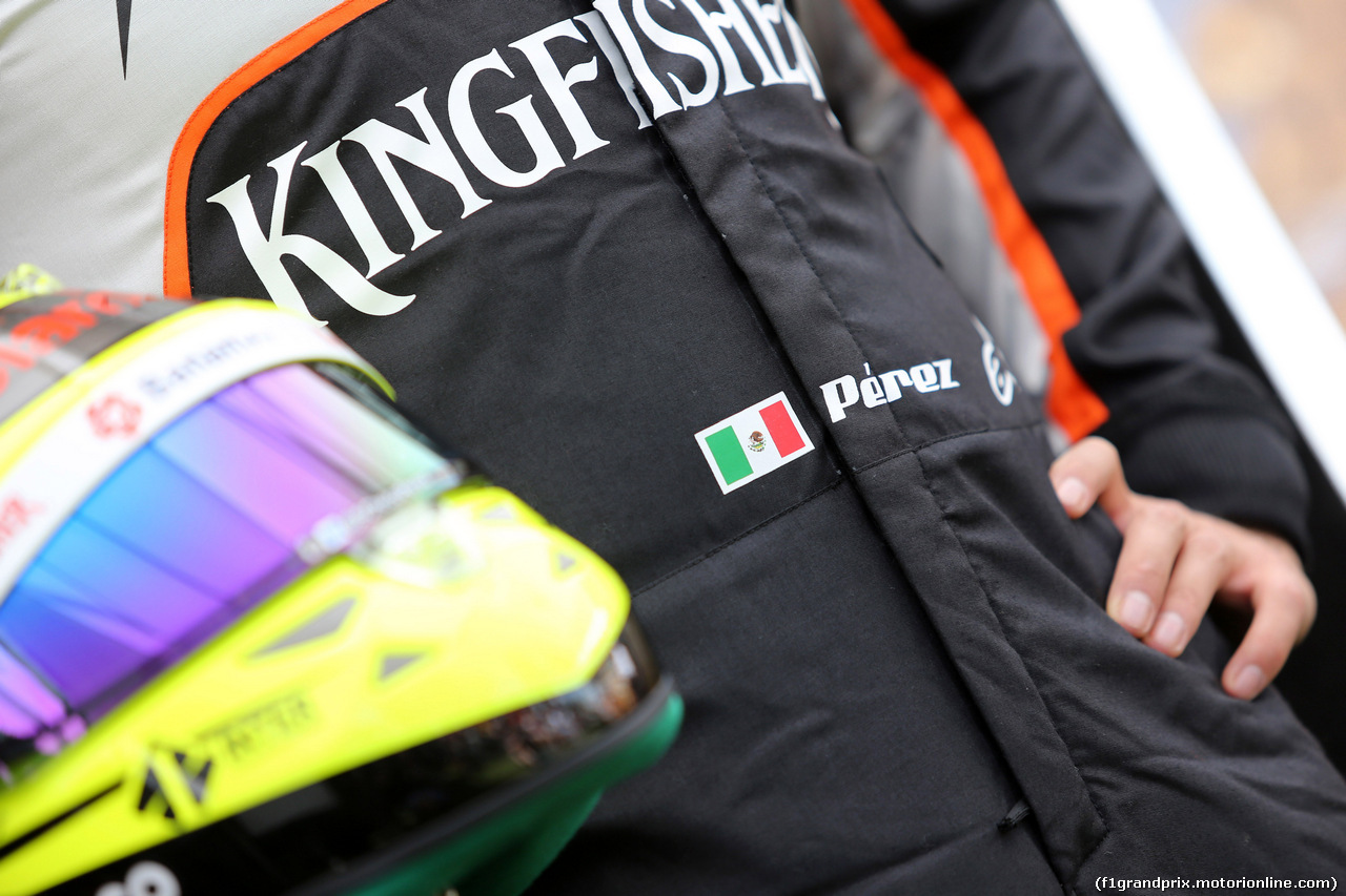 GP AUSTRALIA, 17.03.2016 - Sergio Perez (MEX) Sahara Force India F1 VJM09