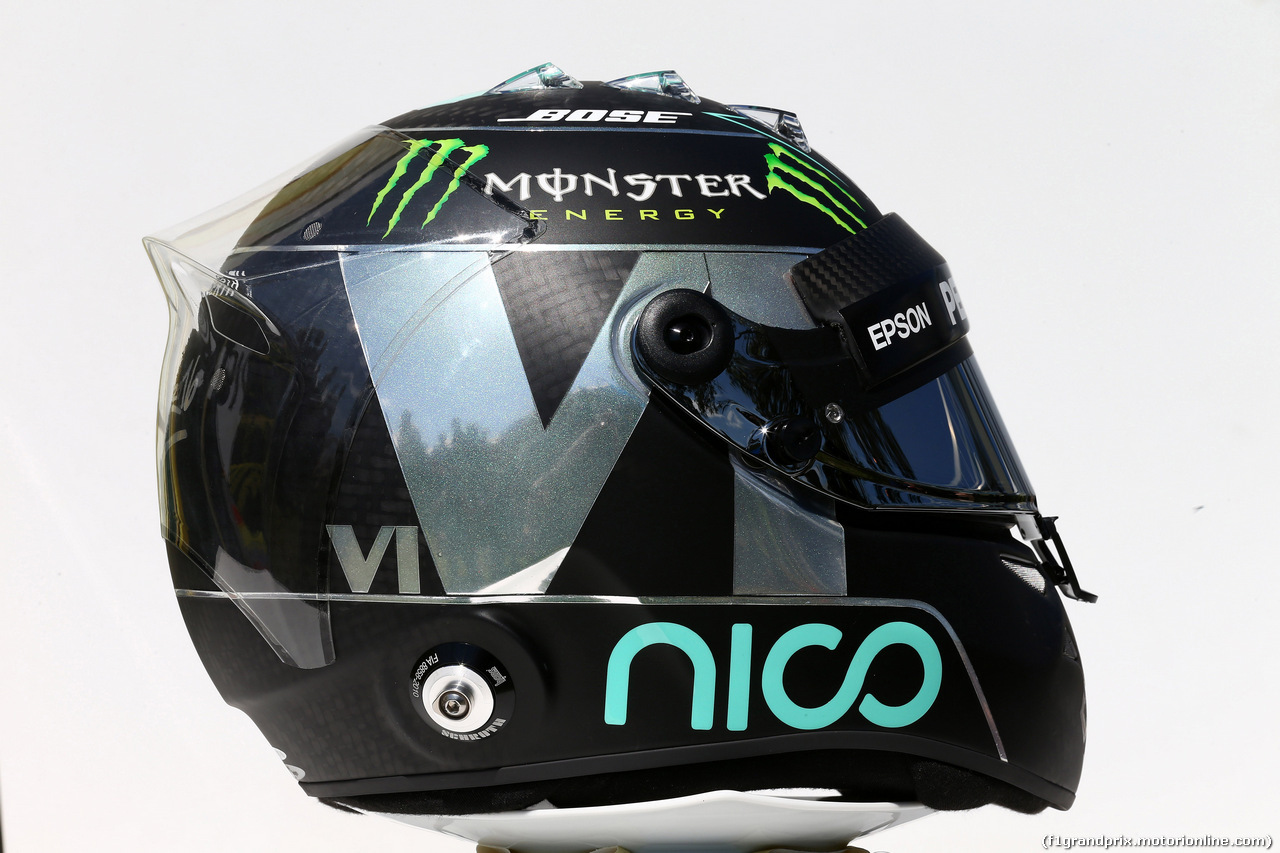 GP AUSTRALIA, 17.03.2016 - The helmet of Nico Rosberg (GER) Mercedes AMG F1 W07 Hybrid