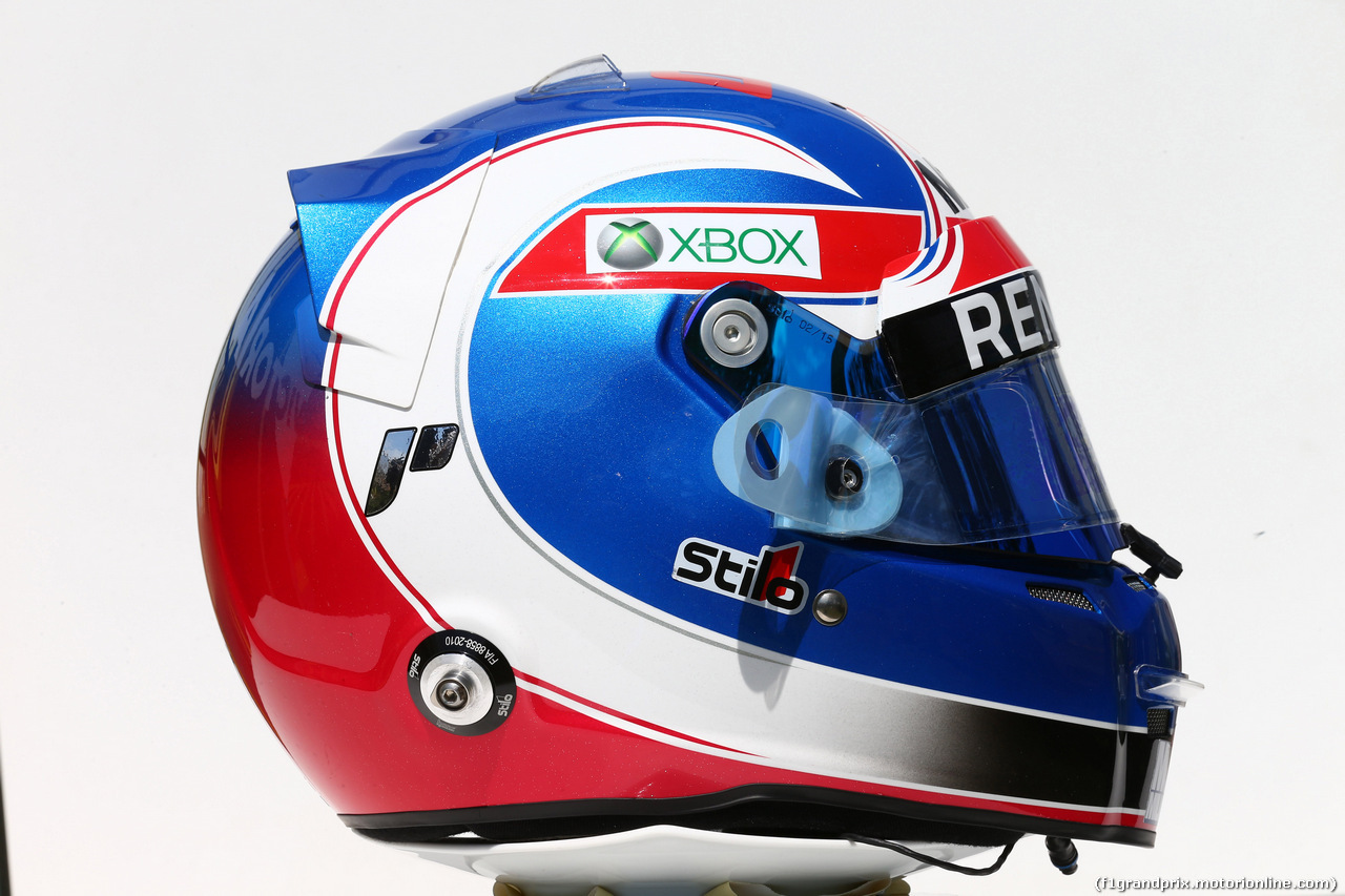 GP AUSTRALIA, 17.03.2016 - The helmet of Jolyon Palmer (GBR) Renault Sport F1 Team RS16