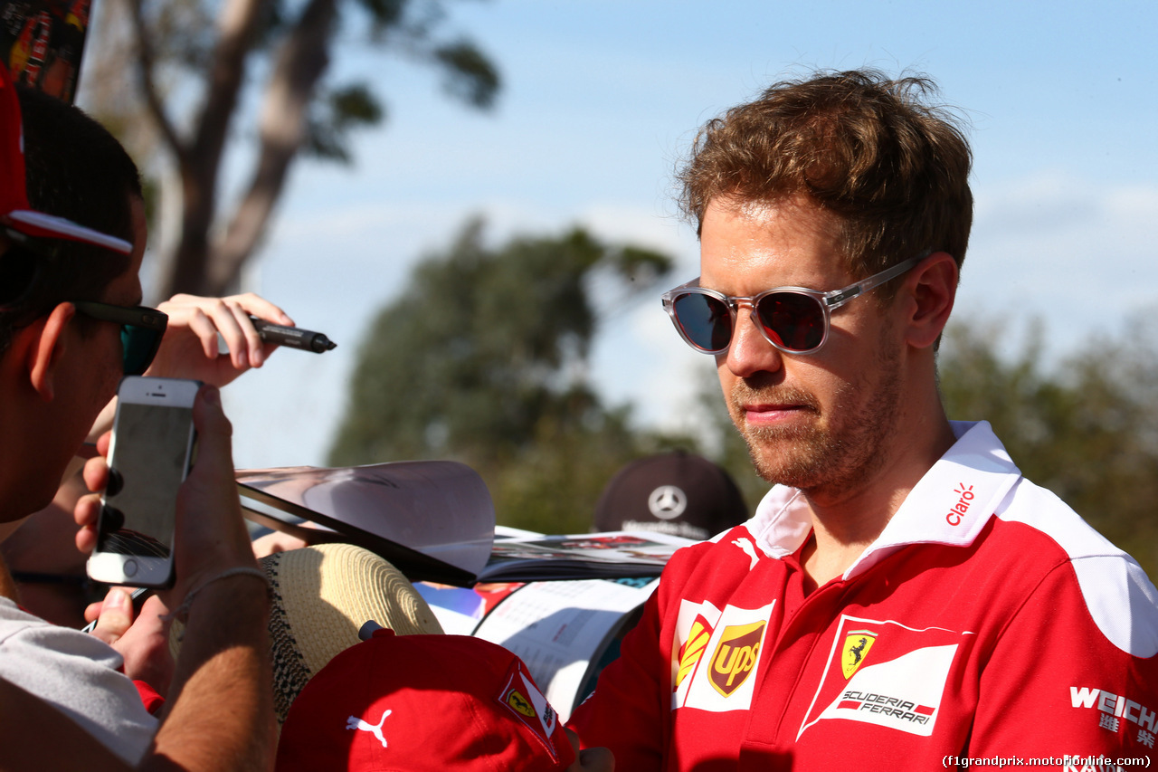 GP AUSTRALIA, 17.03.2016 - Sebastian Vettel (GER) Ferrari SF16-H