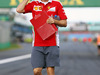 GP AUSTRALIA, Sebastian Vettel (GER) Ferrari walks the circuit.
16.03.2016.
