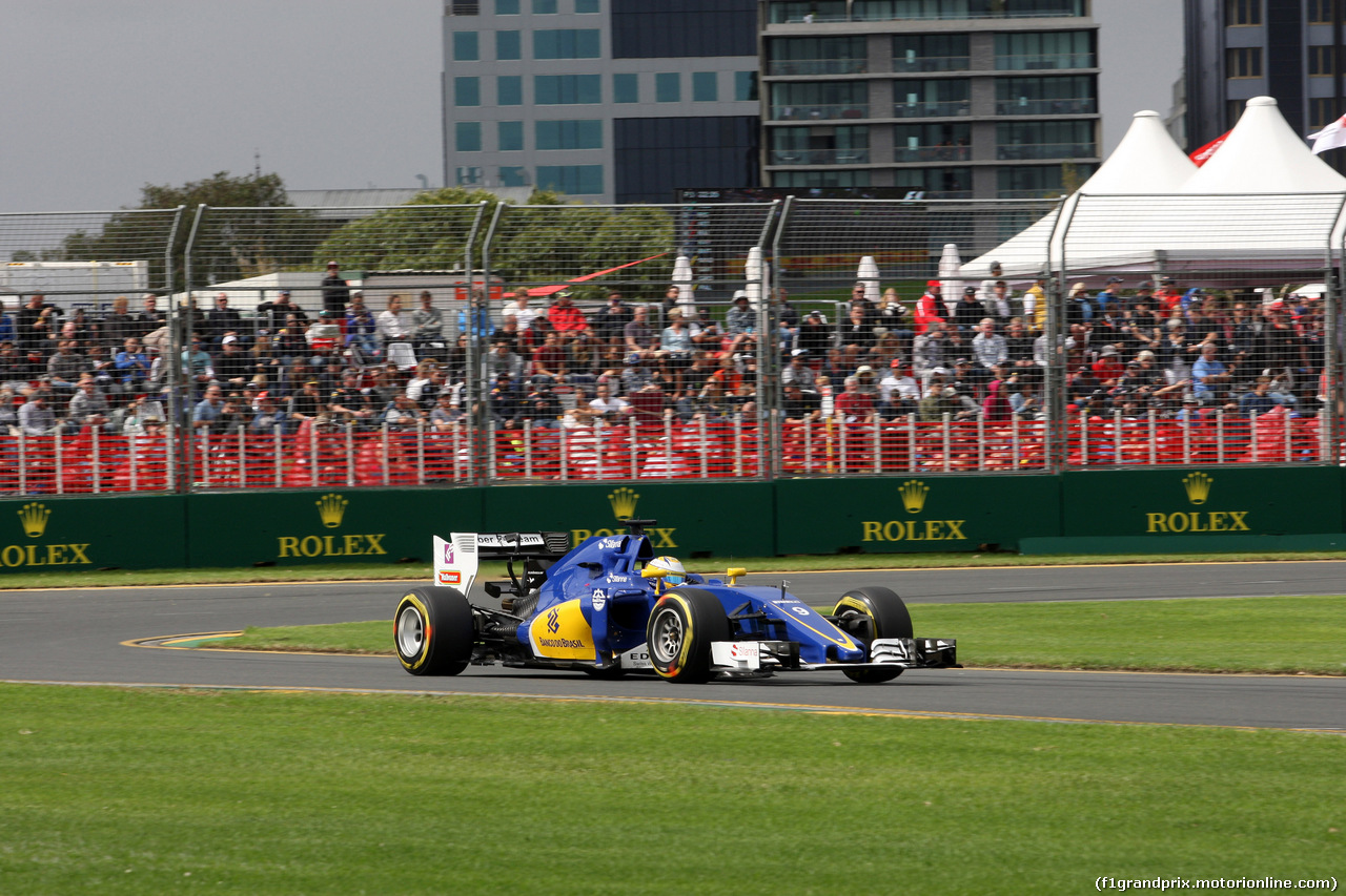 GP AUSTRALIA, 19.03.2016 - Prove Libere 3, Marcus Ericsson (SUE) Sauber C34