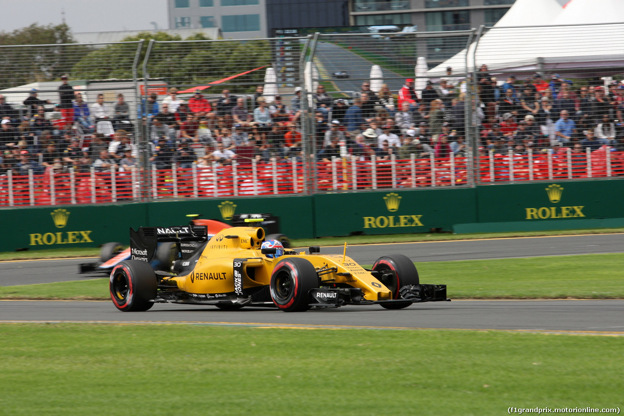 GP AUSTRALIA, 19.03.2016 - Prove Libere 3, Jolyon Palmer (GBR) Renault Sport F1 Team RS16