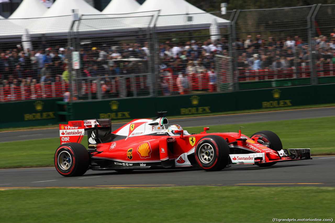 GP AUSTRALIA, 19.03.2016 - Prove Libere 3, Sebastian Vettel (GER) Ferrari SF16-H