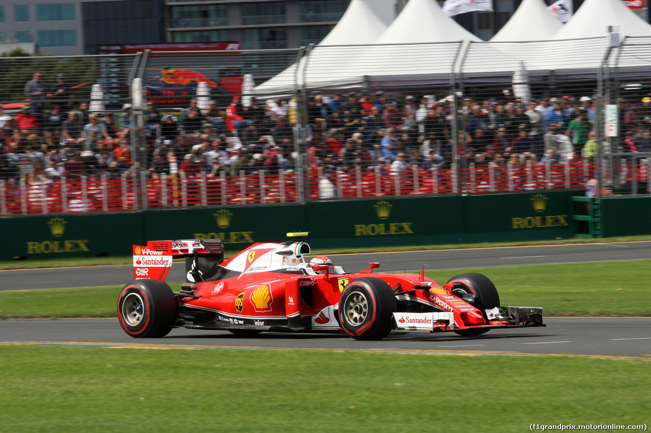 GP AUSTRALIA, 19.03.2016 - Prove Libere 3, Kimi Raikkonen (FIN) Ferrari SF16-H