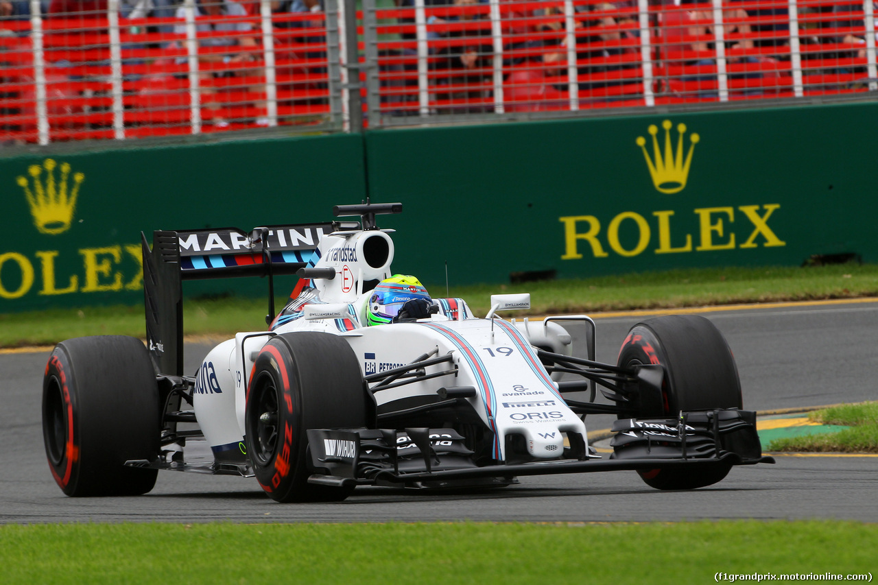 GP AUSTRALIA, 19.03.2016 - Prove Libere 3, Felipe Massa (BRA) Williams FW38