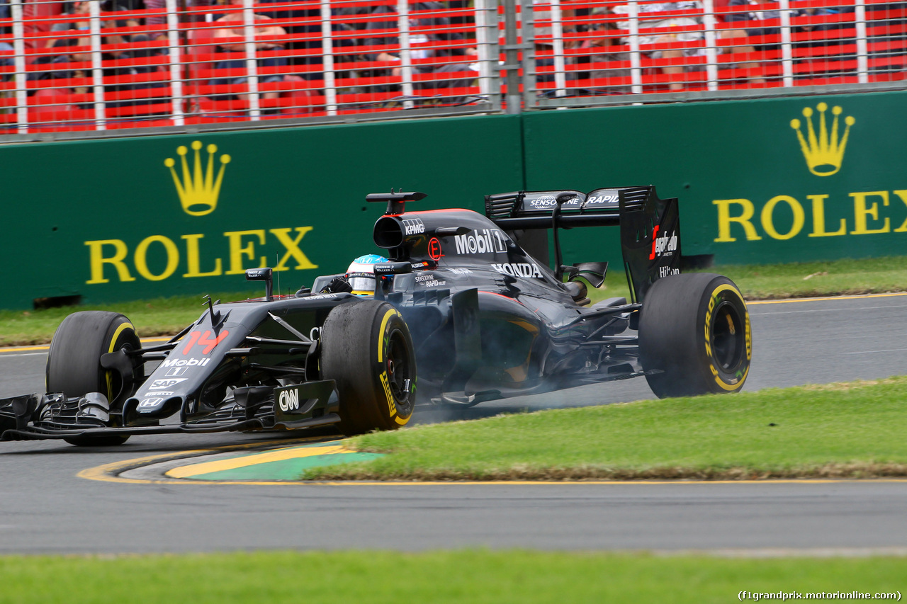 GP AUSTRALIA, 19.03.2016 - Prove Libere 3, Fernando Alonso (ESP) McLaren Honda MP4-31