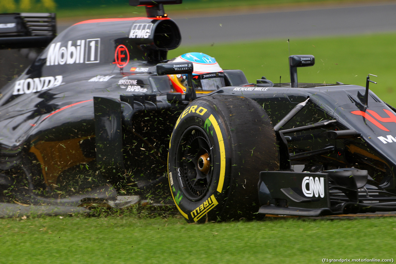 GP AUSTRALIA, 19.03.2016 - Prove Libere 3, Fernando Alonso (ESP) McLaren Honda MP4-31