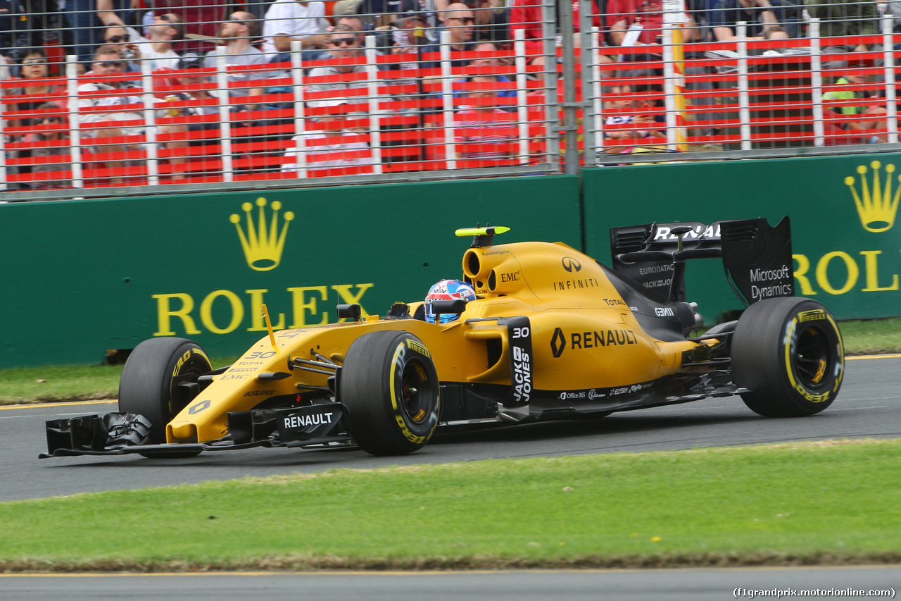 GP AUSTRALIA, 19.03.2016 - Prove Libere 3, Jolyon Palmer (GBR) Renault Sport F1 Team RS16