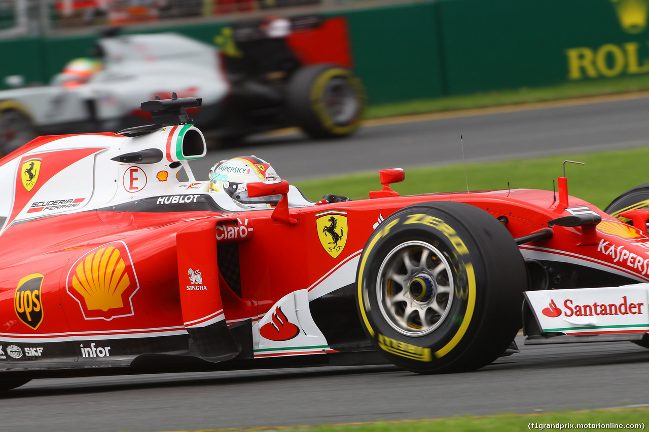 GP AUSTRALIA, 19.03.2016 - Prove Libere 3, Sebastian Vettel (GER) Ferrari SF16-H