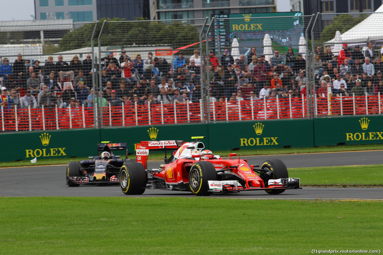 GP AUSTRALIA, 19.03.2016 - Prove Libere 3, Kimi Raikkonen (FIN) Ferrari SF16-H