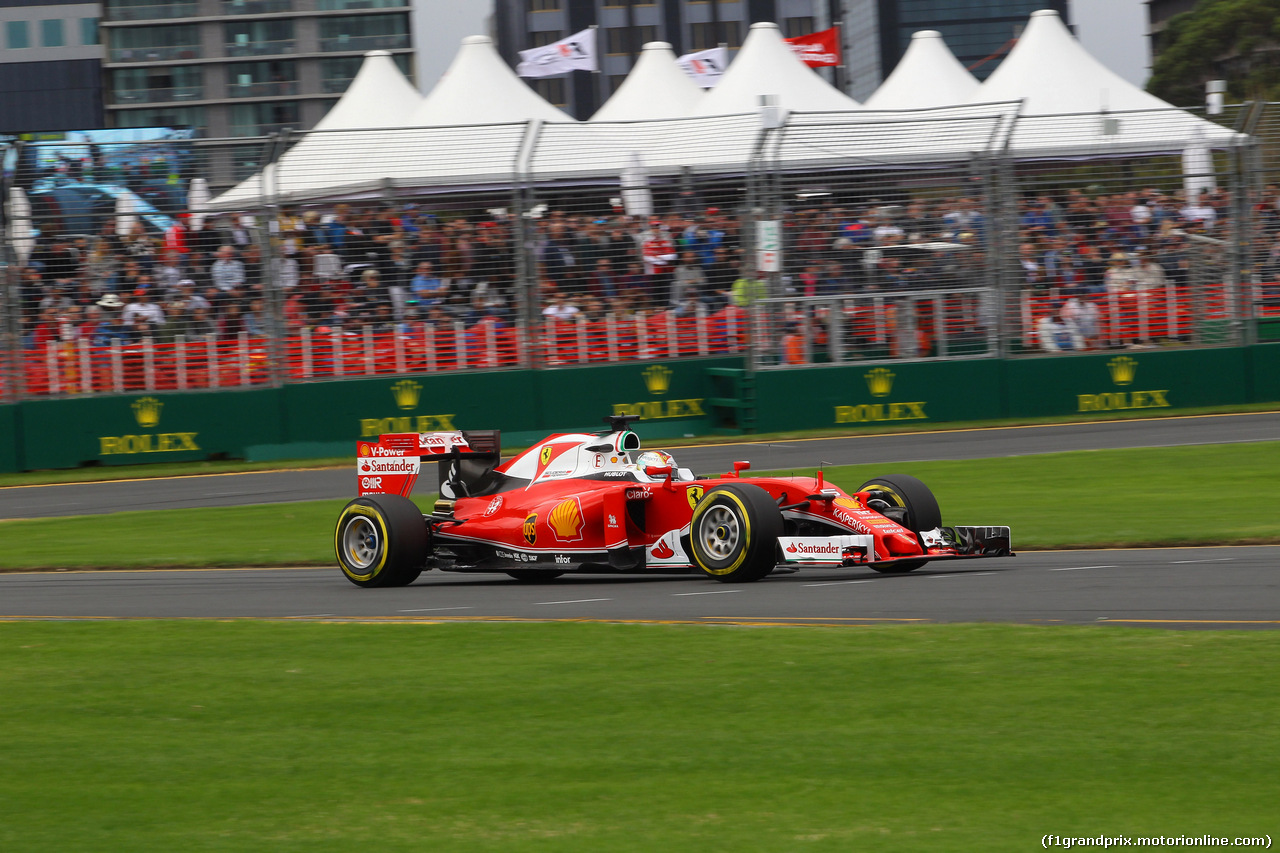 GP AUSTRALIA, 19.03.2016 - Prove Libere 3, Sebastian Vettel (GER) Ferrari SF16-H