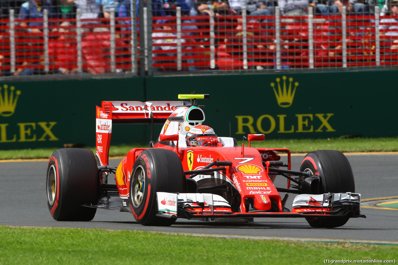 GP AUSTRALIA, 19.03.2016 - Prove Libere 3, Kimi Raikkonen (FIN) Ferrari SF16-H