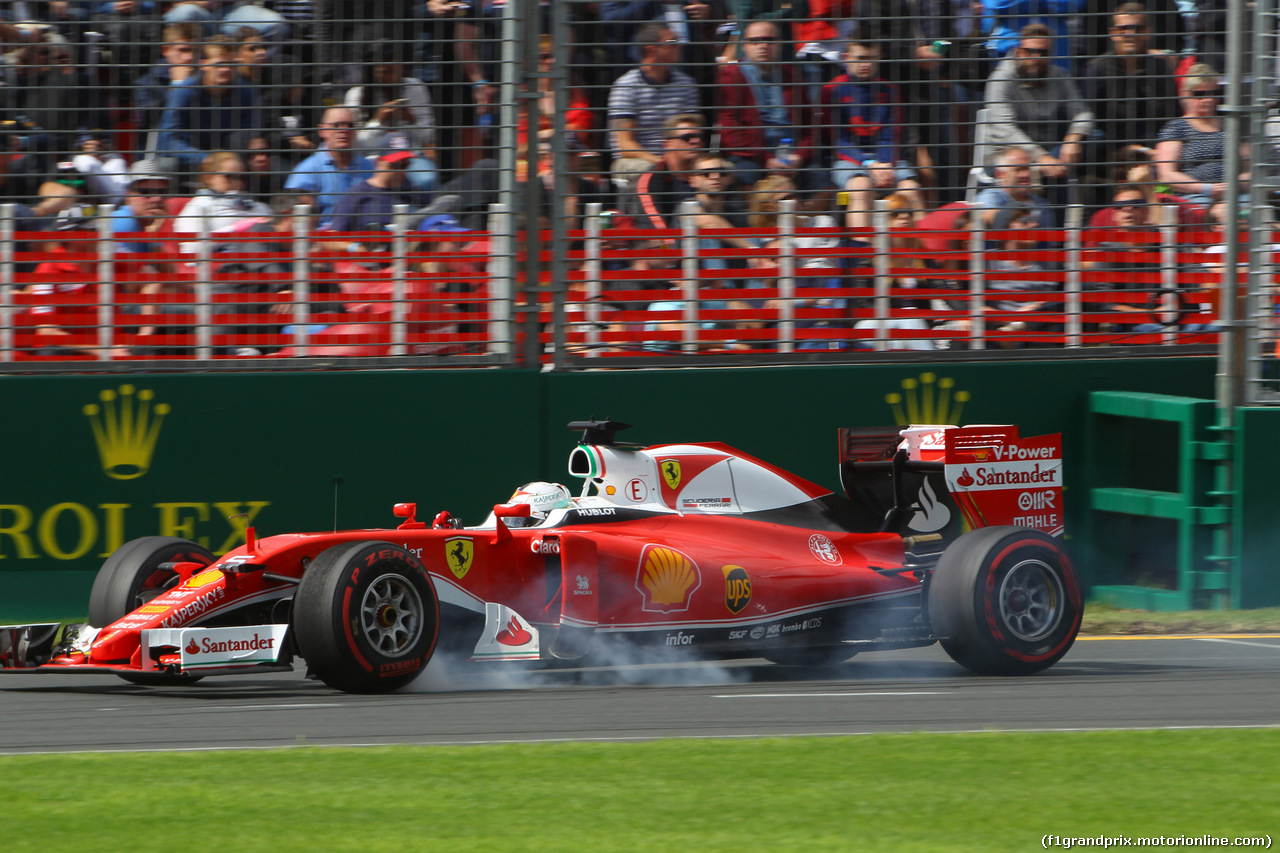 GP AUSTRALIA, 19.03.2016 - Prove Libere 3, Sebastian Vettel (GER) Ferrari SF16-H