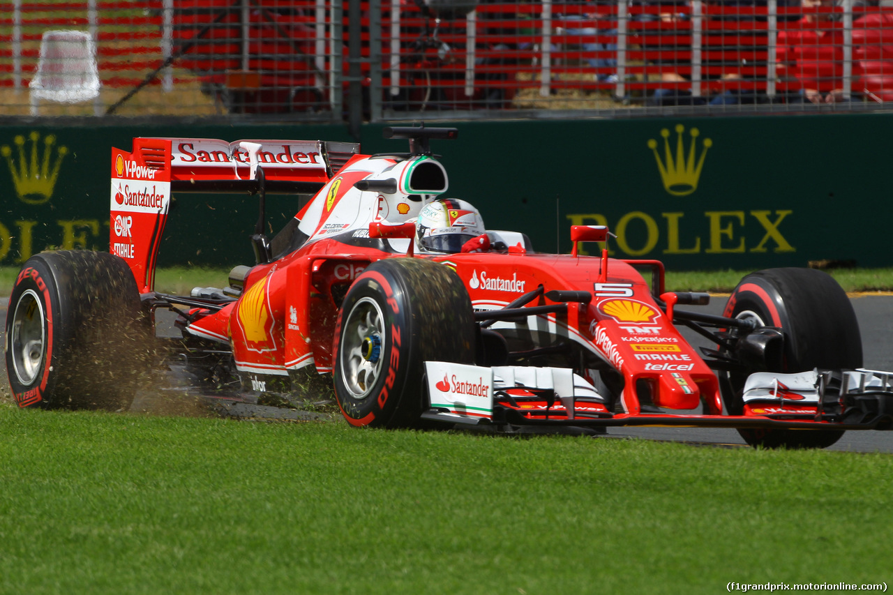 GP AUSTRALIA, 19.03.2016 - Prove Libere 3, Sebastian Vettel (GER) Ferrari SF16-H