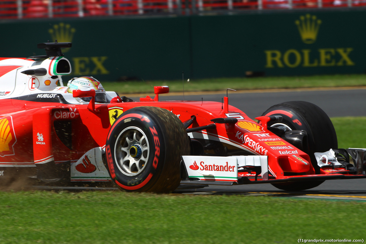 GP AUSTRALIA, 19.03.2016 - Prove Libere 3, Sebastian Vettel (GER) Ferrari SF16-H