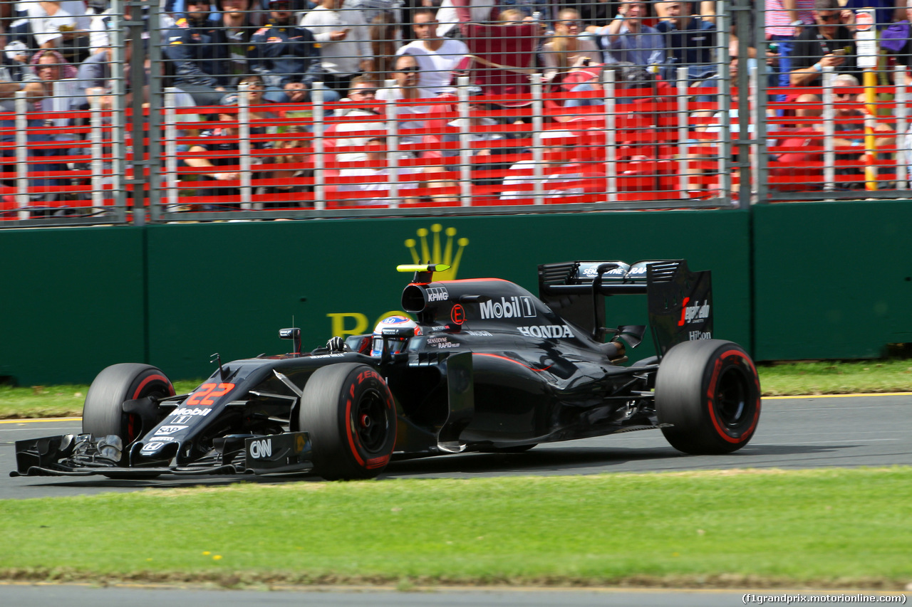 GP AUSTRALIA, 19.03.2016 - Prove Libere 3, Jenson Button (GBR)  McLaren Honda MP4-31