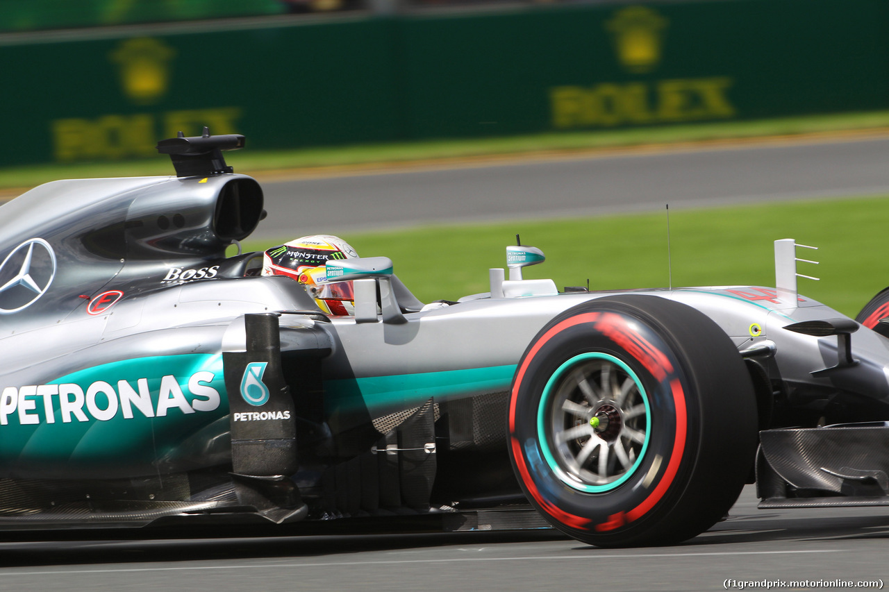 GP AUSTRALIA, 19.03.2016 - Prove Libere 3, Lewis Hamilton (GBR) Mercedes AMG F1 W07 Hybrid