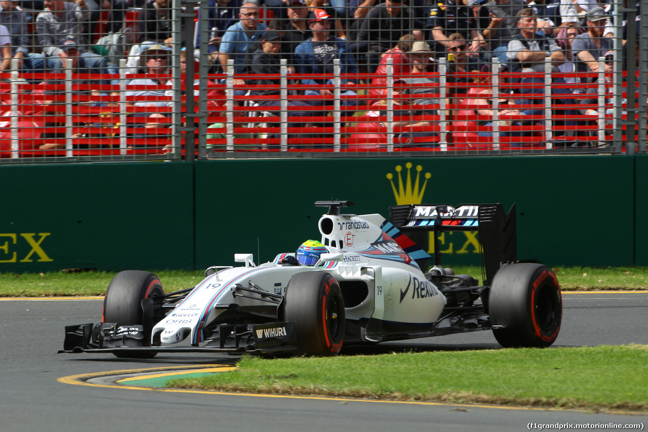 GP AUSTRALIA, 19.03.2016 - Prove Libere 3, Felipe Massa (BRA) Williams FW38