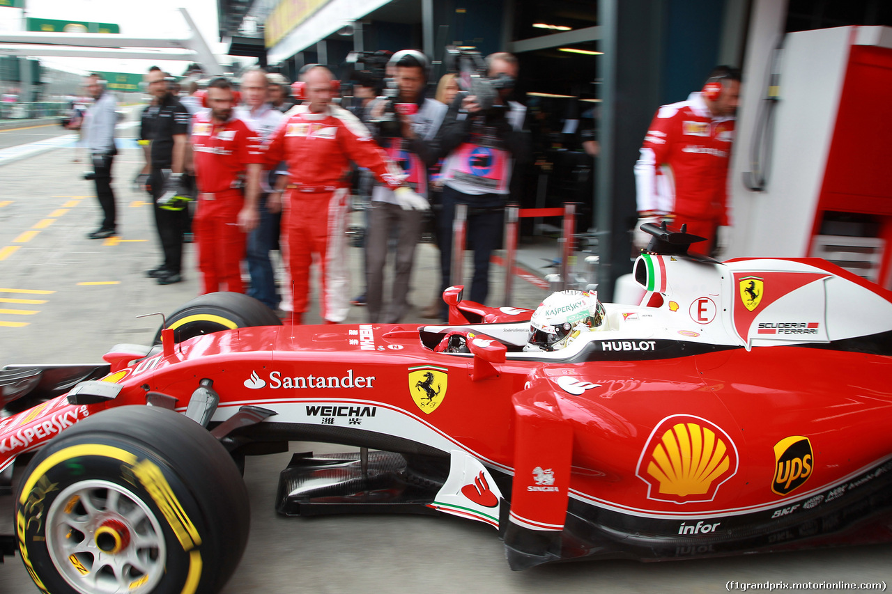 GP AUSTRALIA, 19.03.2016 - Prove Libere 3, Sebastian Vettel (GER) Ferrari SF16-H