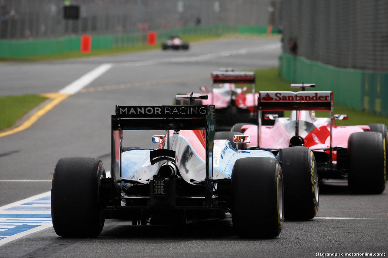 GP AUSTRALIA, 19.03.2016 - Prove Libere 3, Pascal Wehrlein (GER) Manor Racing MRT05