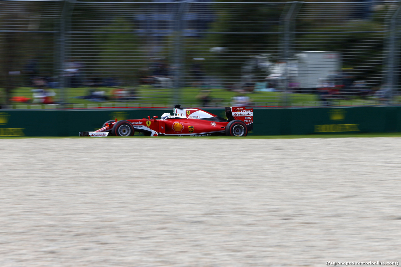 GP AUSTRALIA, 19.03.2016 - Prove Libere 3, Sebastian Vettel (GER) Ferrari SF16-H