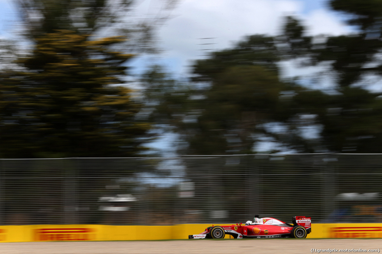 GP AUSTRALIA, 19.03.2016 - Prove Libere 3, Sebastian Vettel (GER) Ferrari SF16-H