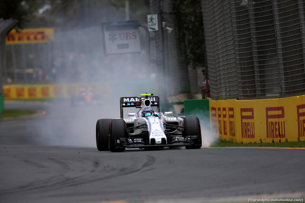 GP AUSTRALIA, 19.03.2016 - Prove Libere 3, Valtteri Bottas (FIN) Williams FW38