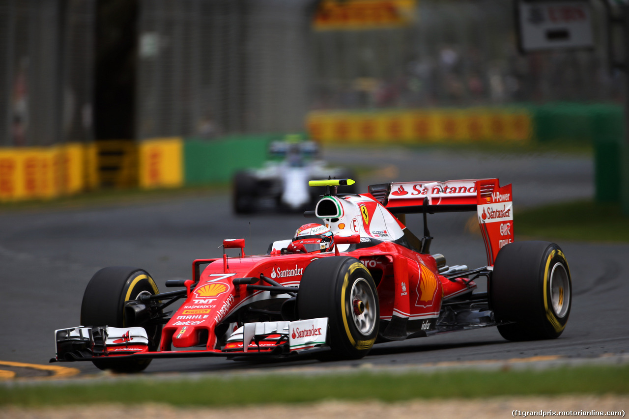GP AUSTRALIA, 19.03.2016 - Prove Libere 3, Kimi Raikkonen (FIN) Ferrari SF16-H