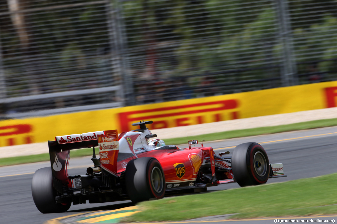 GP AUSTRALIA, 19.03.2016 - Prove Libere 3, Sebastian Vettel (GER) Ferrari SF16-H