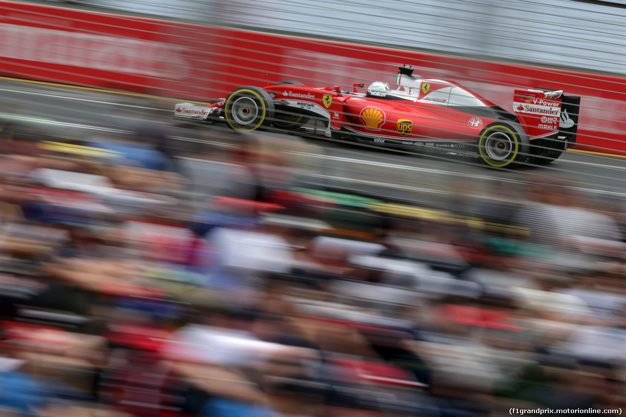 GP AUSTRALIA, 19.03.2016 - Prove Libere 3, Sebastian Vettel (GER) Ferrari SF16-H