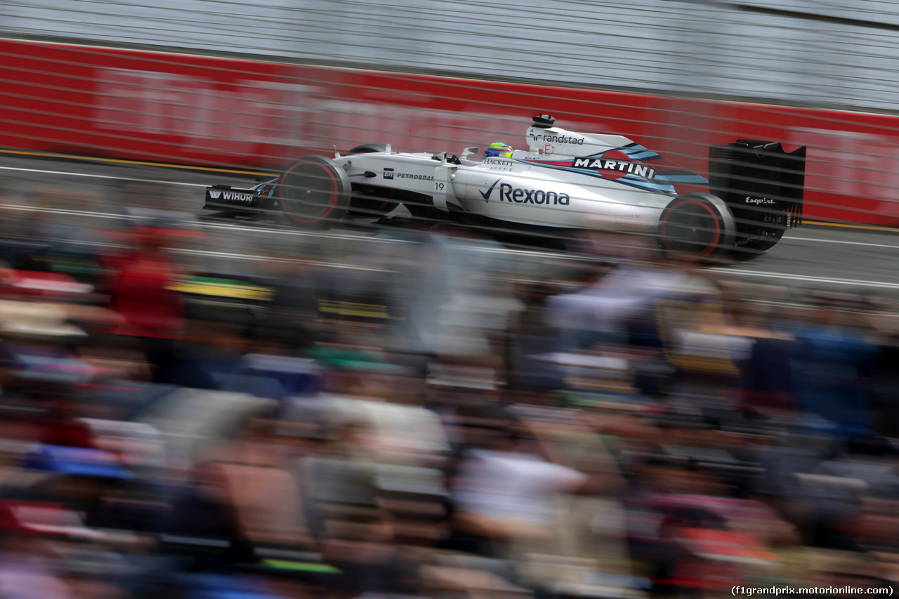 GP AUSTRALIA, 19.03.2016 - Prove Libere 3, Felipe Massa (BRA) Williams FW38