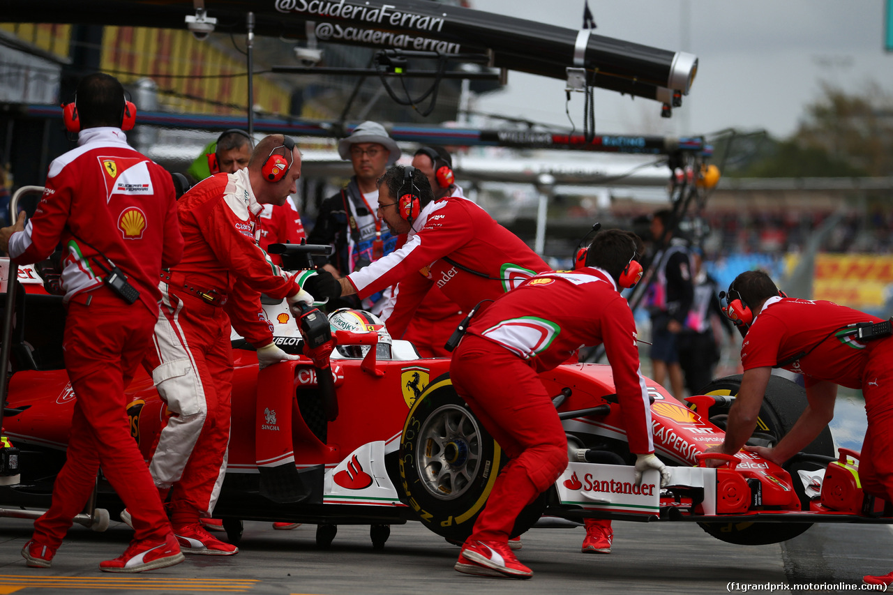 GP AUSTRALIA, 19.03.2016 - Prove Libere 3, Sebastian Vettel (GER) Ferrari SF16-H