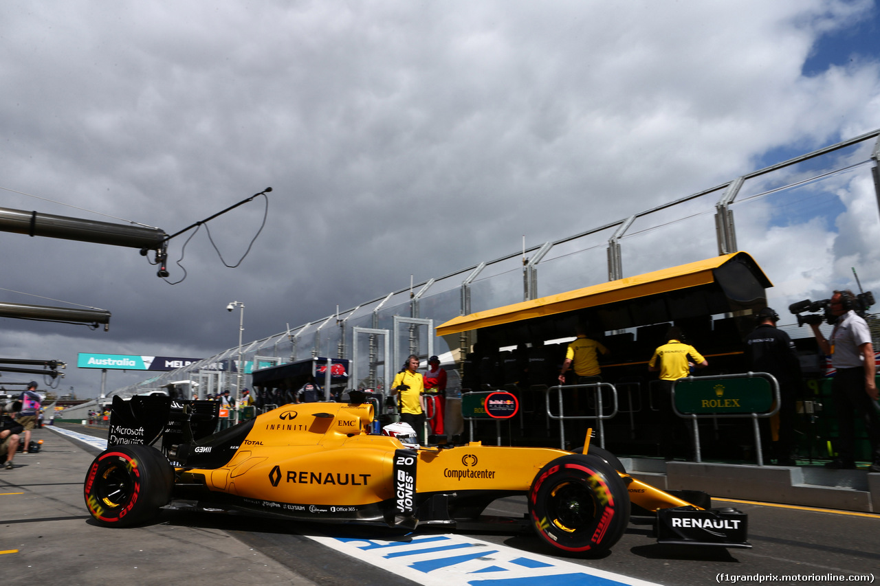 GP AUSTRALIA, 19.03.2016 - Prove Libere 3, Kevin Magnussen (DEN) Renault Sport F1 Team RS16