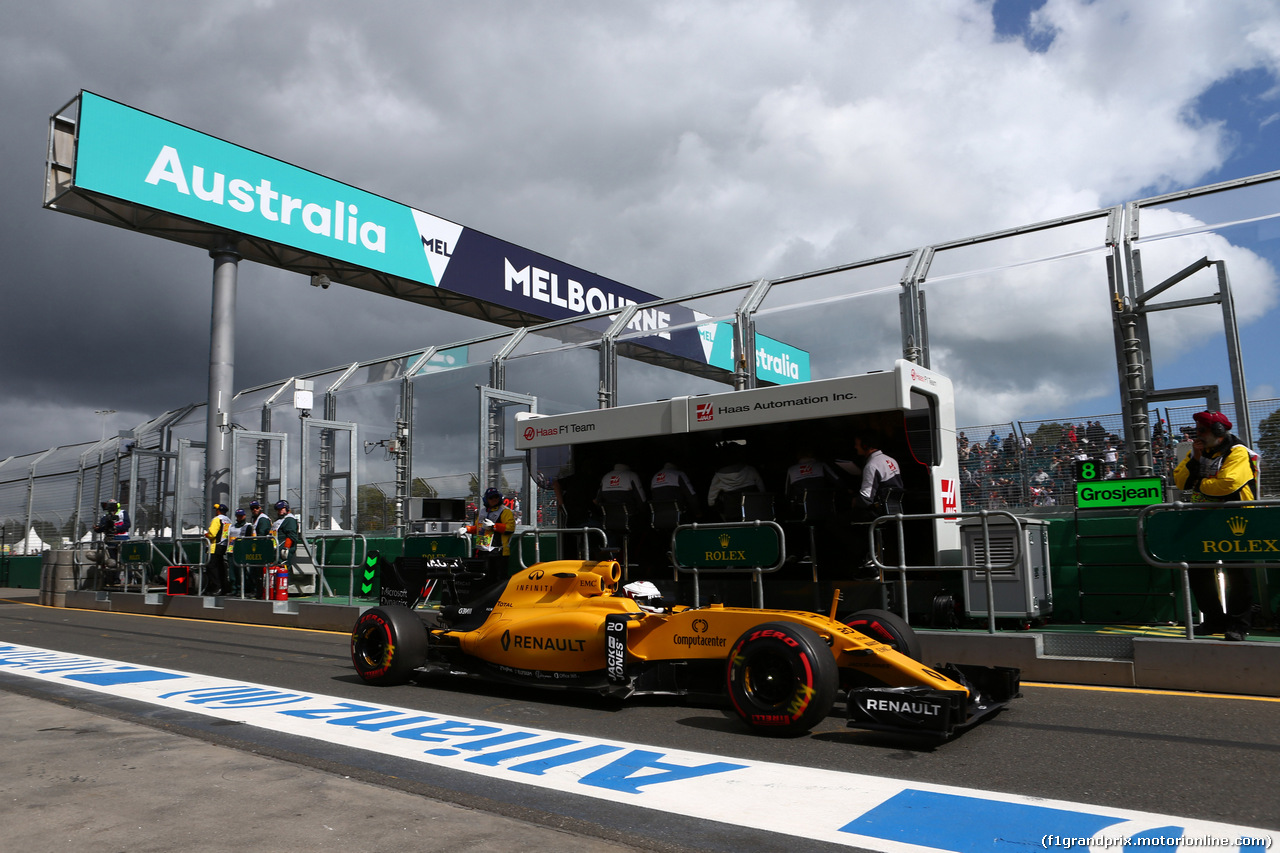 GP AUSTRALIA, 19.03.2016 - Prove Libere 3, Kevin Magnussen (DEN) Renault Sport F1 Team RS16