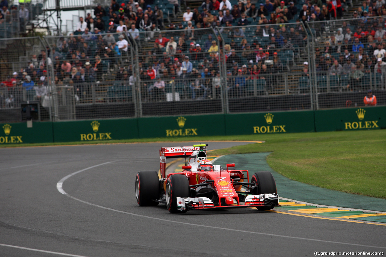 GP AUSTRALIA, 19.03.2016 - Qualifiche, Kimi Raikkonen (FIN) Ferrari SF16-H