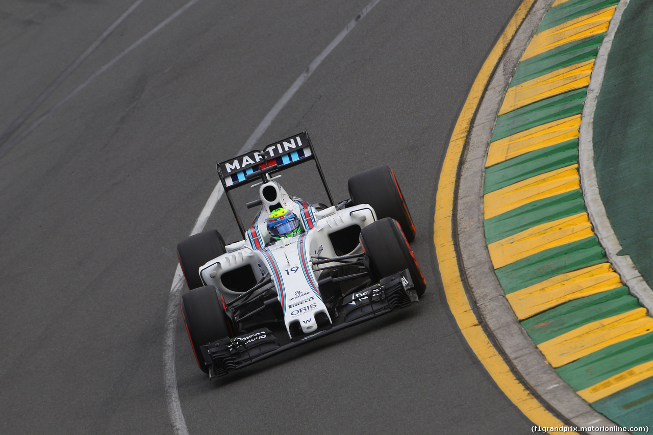 GP AUSTRALIA, 19.03.2016 - Qualifiche, Felipe Massa (BRA) Williams FW38