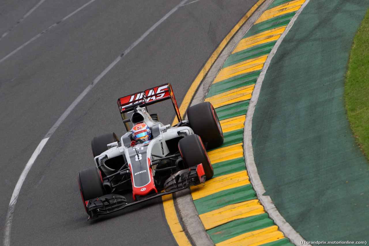 GP AUSTRALIA, 19.03.2016 - Qualifiche, Romain Grosjean (FRA) Haas F1 Team VF-16