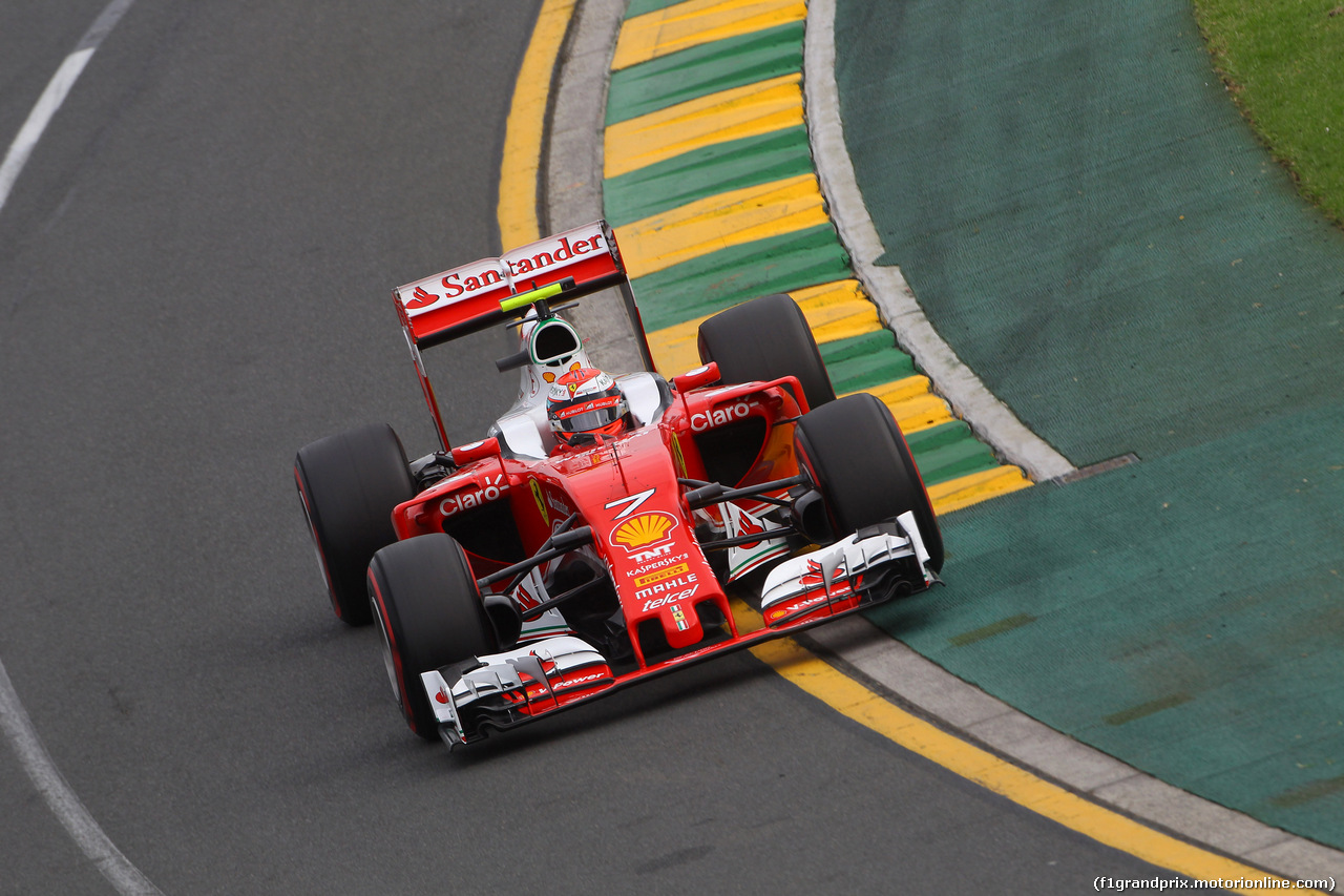 GP AUSTRALIA, 19.03.2016 - Qualifiche, Kimi Raikkonen (FIN) Ferrari SF16-H