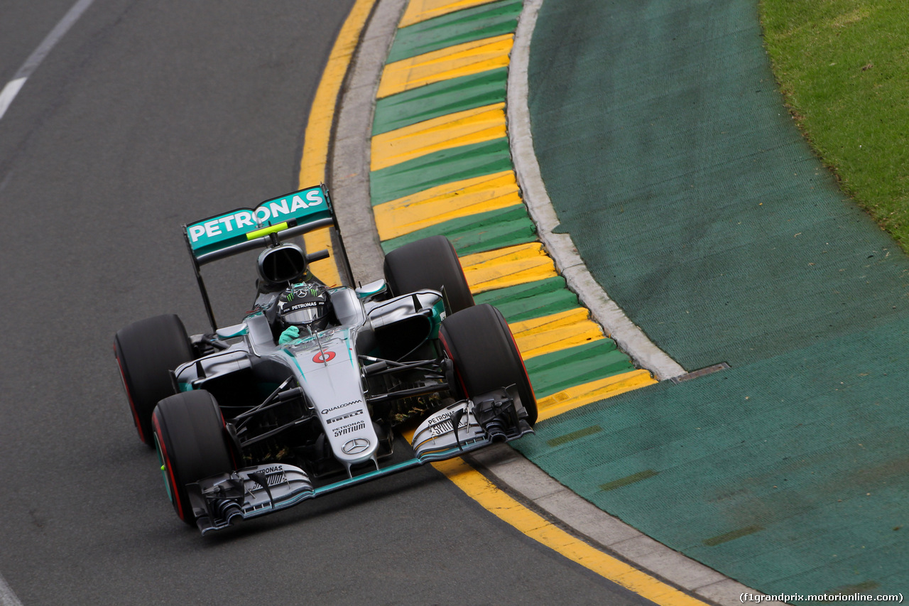 GP AUSTRALIA, 19.03.2016 - Qualifiche, Nico Rosberg (GER) Mercedes AMG F1 W07 Hybrid