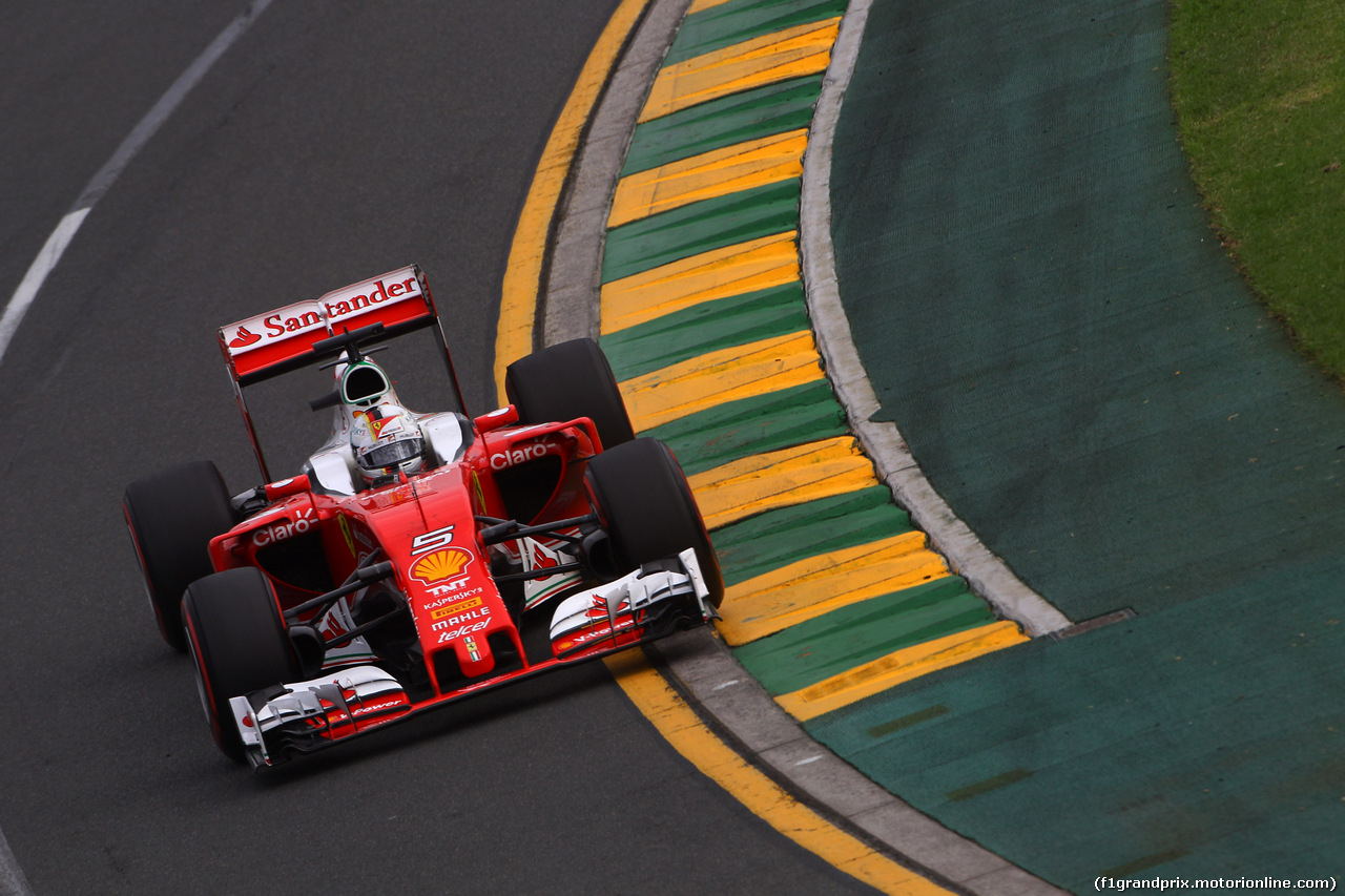 GP AUSTRALIA, 19.03.2016 - Qualifiche, Sebastian Vettel (GER) Ferrari SF16-H