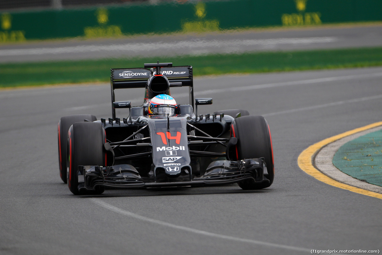 GP AUSTRALIA, 19.03.2016 - Qualifiche, Fernando Alonso (ESP) McLaren Honda MP4-31