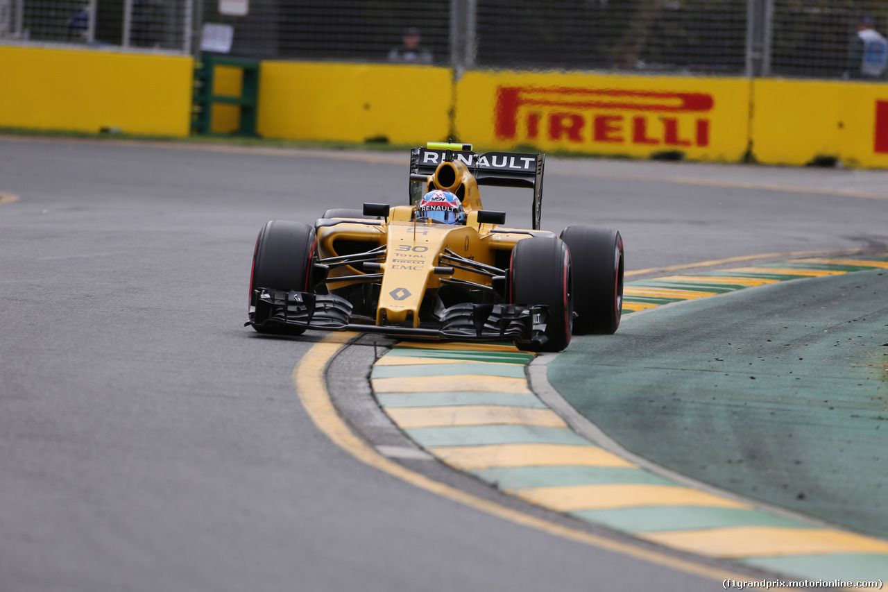 GP AUSTRALIA, 19.03.2016 - Qualifiche, Jolyon Palmer (GBR) Renault Sport F1 Team RS16